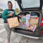 Car full of donations